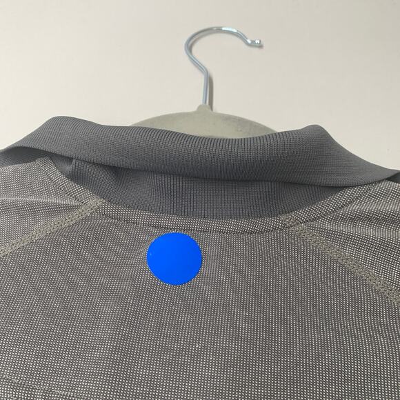 Rhone Polo Shirt Men Large Gray Commuter Short Sleeve Collar Performance - Picture 10 of 11